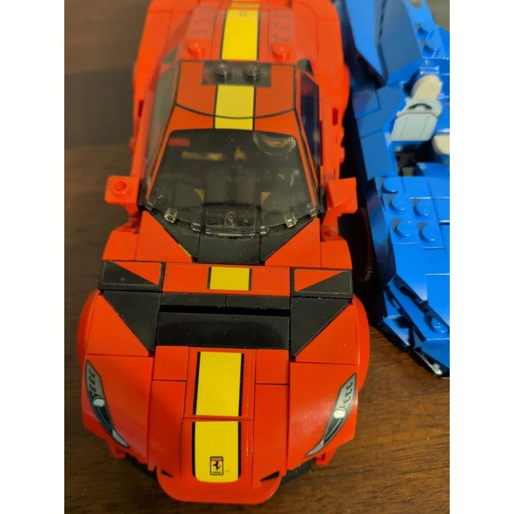 Lego Technic Ferrari And Mclaren As Shown